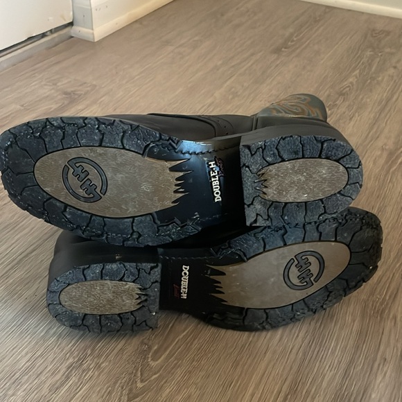 DOUBLE-H Men's Nolen 11" Wide Square Toe Roper Size 9 Work Boots - Picture 12 of 15